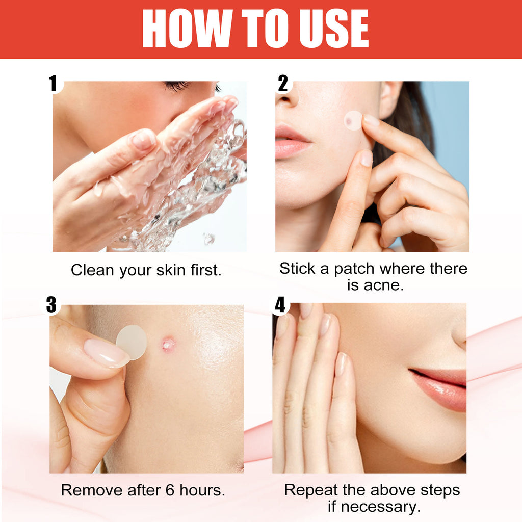 Hydrocolloid Acne Patches Invisible Facial Repair